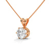 Eternal Radiance Lab Grown Diamond Gold Pendant Chain