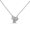 Trio Brilliance Lab Grown Diamond Gold Pendant Chain