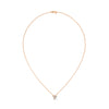 Trio Brilliance Lab Grown Diamond Gold Pendant Chain