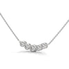 Linear Radiance Lab Grown Diamond Gold Pendant Chain