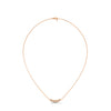 Linear Radiance Lab Grown Diamond Gold Pendant Chain