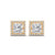 Majesty Princess-Cut Halo Lab Grown Diamond Gold Earrings