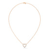 Heart of Brilliance Lab Grown Diamond Gold Pendant Chain
