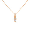 Modern Majesty: Lab Grown Diamond Geometric Gold Pendant Chain