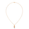 Modern Majesty: Lab Grown Diamond Geometric Gold Pendant Chain