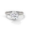 Classic Brilliance Round Cut Lab Grown Diamond Solitaire Gold Ring