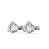 Classic Round Brilliant Lab Grown Diamond Gold Stud Earrings