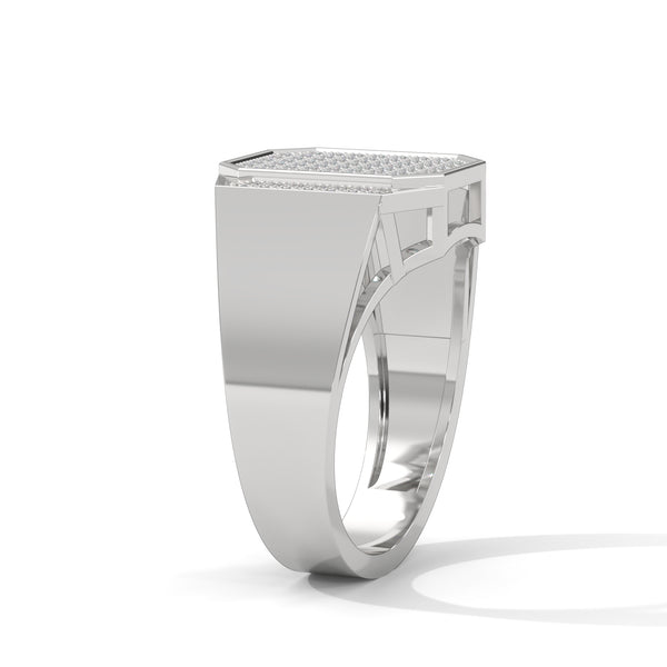 "Bold octagon diamond ring crafted in premium gold, delivering unmatched brilliance, luxury style, and modern elegance for confident everyday sophistication."