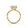Classic Brilliance Round Cut Lab Grown Diamond Solitaire Gold Ring