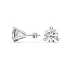 Classic Round Brilliant Lab Grown Diamond Gold Stud Earrings