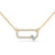 Bound by Brilliance Lab Grown Diamond Gold Pendant Chain