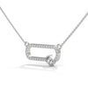 Bound by Brilliance Lab Grown Diamond Gold Pendant Chain