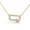 Bound by Brilliance Lab Grown Diamond Gold Pendant Chain