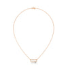 Bound by Brilliance Lab Grown Diamond Gold Pendant Chain