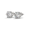 Classic Six-Prong Brilliance Lab Grown Diamond Gold Stud Earrings