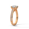 Classic Solitaire Lab Grown Diamond Gold Ring