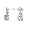 Blooming Brilliance Lab Grown Diamond Gold Drop Earrings