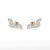 Vine Grace Marquise Lab Grown Diamond Gold Earrings