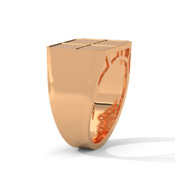 “Bold gold diamond ring crafted for modern style, offering luxury brilliance, premium craftsmanship, and a powerful statement of elegance.”