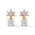 Celestial Radiance Lab Grown Diamond Gold Drop Earrings