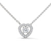 Heart of Brilliance Lab Grown Diamond Gold Pendant Chain