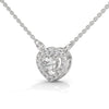 Heart of Brilliance Lab Grown Diamond Gold Pendant Chain