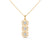 Trinity Glow Lab Grown Diamond Three-Stone Gold Pendant
