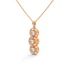 Trinity Glow Lab Grown Diamond Three-Stone Gold Pendant