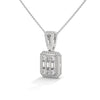 Royal Radiance Lab Grown Diamond Gold Pendant Chain
