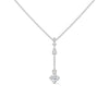 A sleek cascade of gold and diamonds, the Celestial Drop Diamond Pendant offers minimalist elegance with a cosmic sparkle.
