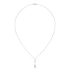 A sleek cascade of gold and diamonds, the Celestial Drop Diamond Pendant offers minimalist elegance with a cosmic sparkle.