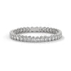 This graceful bangle bracelet features 36 round-shaped diamonds, totaling 0.76 carats, offering a subtle yet sophisticated touch of brilliance. Its 7-inch length ensures a comfortable and perfect fit.
