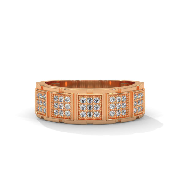“Experience luxury with this diamond-studded gold ring, crafted for timeless brilliance, premium style, and a bold statement of refined elegance.”