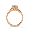 Oval Cut Lab Grown Diamond Gold Ring