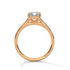 Emerald Cut Lab Grown Diamond Gold Ring