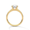 Classic Round Cut Lab Grown Diamond Gold Solitaire Ring
