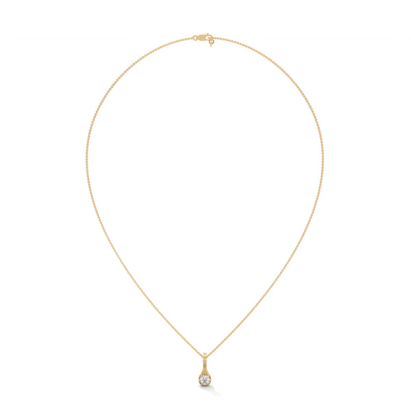 Where elegance meets nature—this bloom-inspired pendant sparkles with timeless charm.