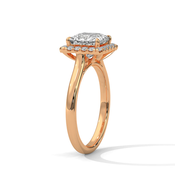 “Experience the Radiant Serenade Ring—princess-cut brilliance, halo sparkle, white-gold luxury, and timeless elegance crafted for unforgettable engagements and everlasting love.”