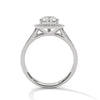 Pear Shaped Three-Stone Lab Grown Diamond Gold Ring