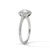 Radiant Halo Lab Grown Diamond Gold Engagement Ring