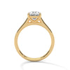 Oval Cut Lab Grown Diamond Gold Ring
