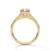 Emerald Cut Lab Grown Diamond Gold Ring