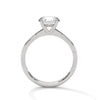 Twist Solitaire Round Cut Lab Grown Diamond Gold Ring