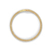 This luxurious tennis bracelet features 51 oval-shaped diamonds, totaling 9.00 carats. With a 7-inch length, it radiates elegance and charm, making it a perfect accessory for any occasion.