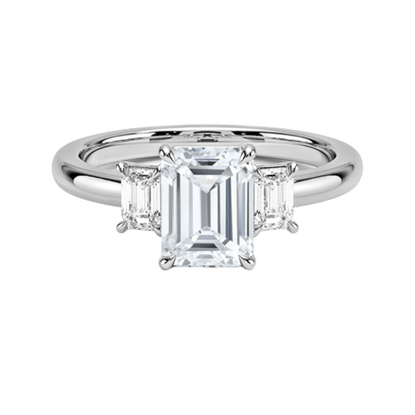 "A timeless emerald-cut diamond ring in radiant yellow gold, crafted for brilliance, luxury, and unforgettable elegance in every moment."