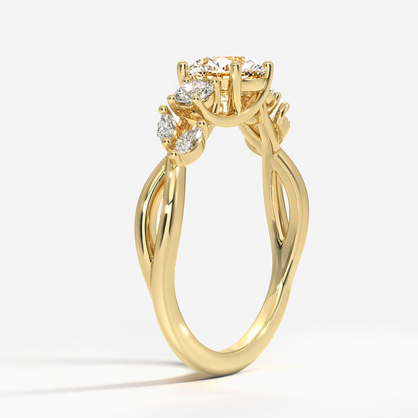 "Celebrate everlasting love with this stunning round-cut diamond ring, handcrafted in premium metal for timeless brilliance, luxury, and unforgettable elegance."