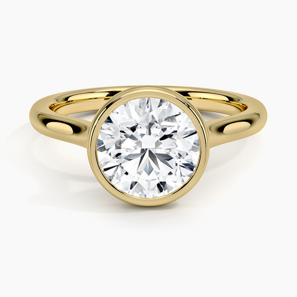 “Elevate your elegance with this modern bezel-set diamond ring, blending timeless brilliance, minimalist luxury, and unmatched craftsmanship for everyday sophistication.”