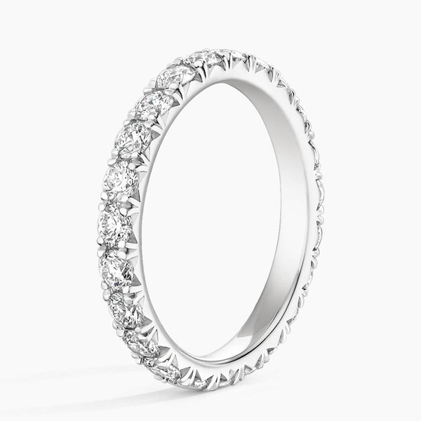 "Experience timeless brilliance with this white gold diamond band, crafted for lasting elegance, unmatched sparkle, and luxurious everyday sophistication."