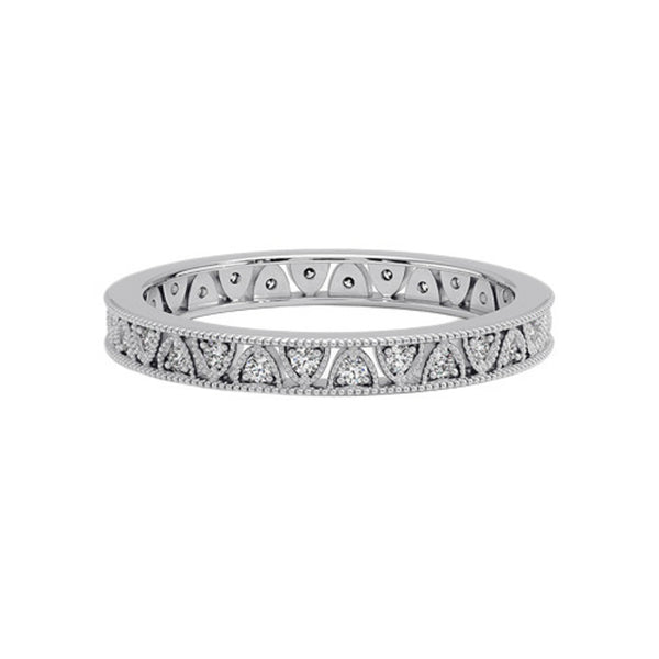 Elegant diamond eternity band crafted in shimmering white gold, offering timeless luxury, exceptional craftsmanship, and radiant brilliance for every moment.