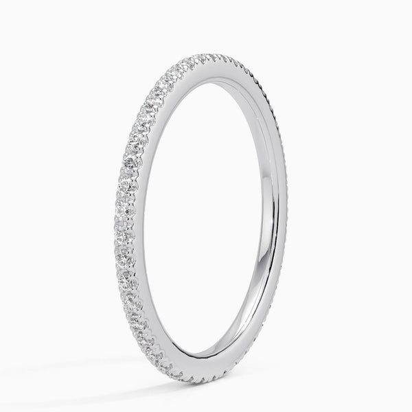 “Timeless diamond eternity band crafted for lasting brilliance, offering a sleek, elegant design perfect for stacking, weddings, and everyday luxury style.”